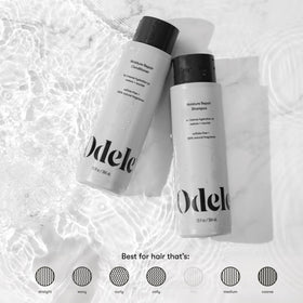 Odele shampoo lather close-up demonstrating gentle, creamy cleanse