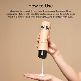 Odele product duo styled on a bathroom shelf showing clean packaging and everyday use benefit