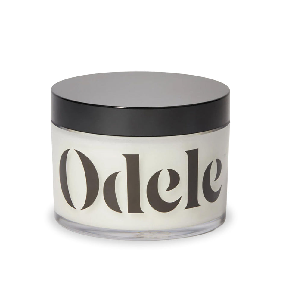 Odele front jar view showing product and 8 oz size for clear purchase decision