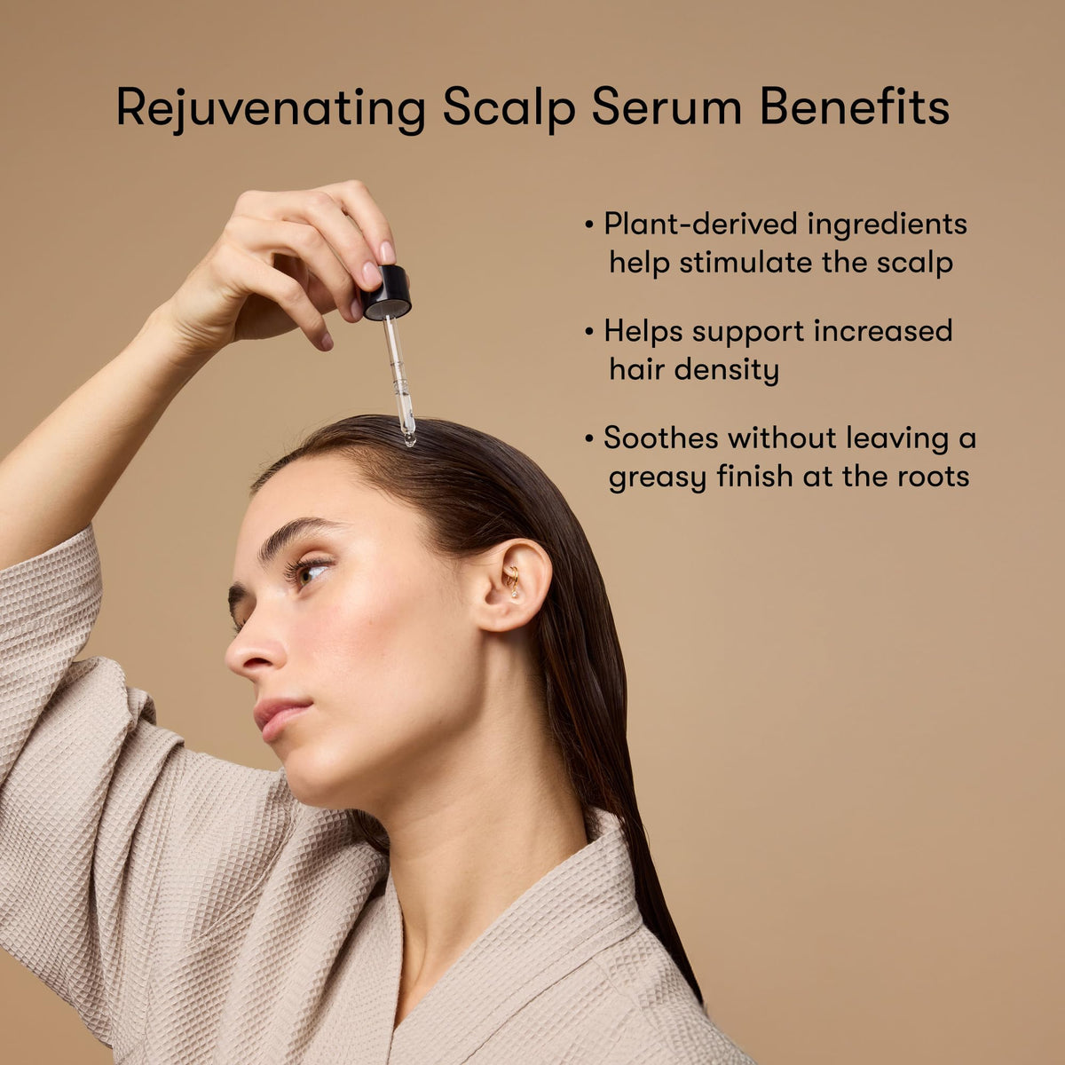 Odele ingredients rosemary and pea peptides visually representing revitalizing benefits