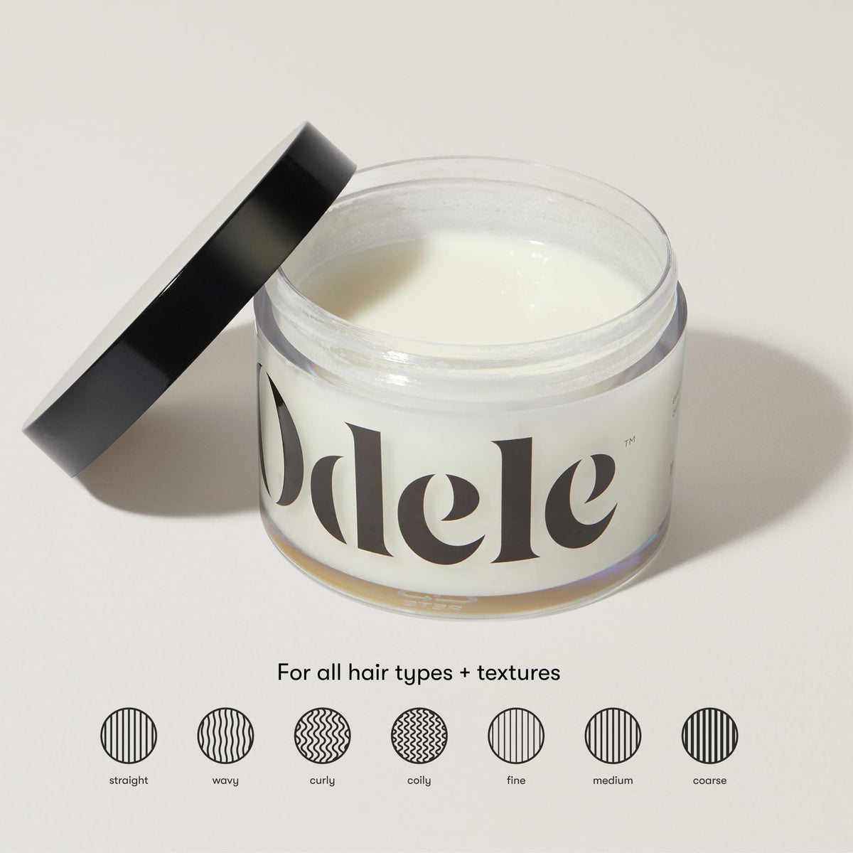 Odele scrub in hand demonstrating easy application and moisturizing finish