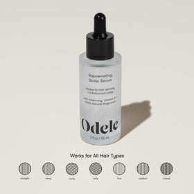 Odele serum texture on skin showing lightweight, non-greasy feel