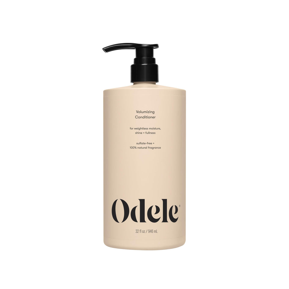 Odele volumizing conditioner front bottle showing product and size for long-lasting volume