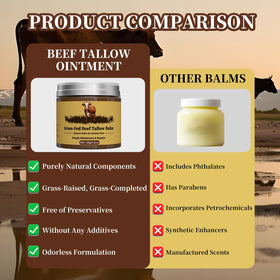 Oebitor product label close-up showing grass-fed and natural ingredient claims