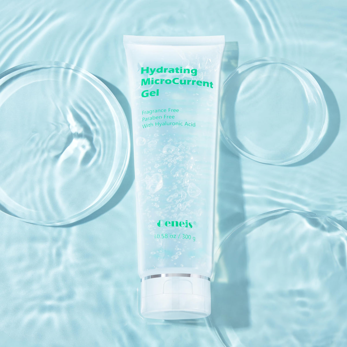 Oeneis close-up gel texture highlighting clear, smooth consistency for better glide