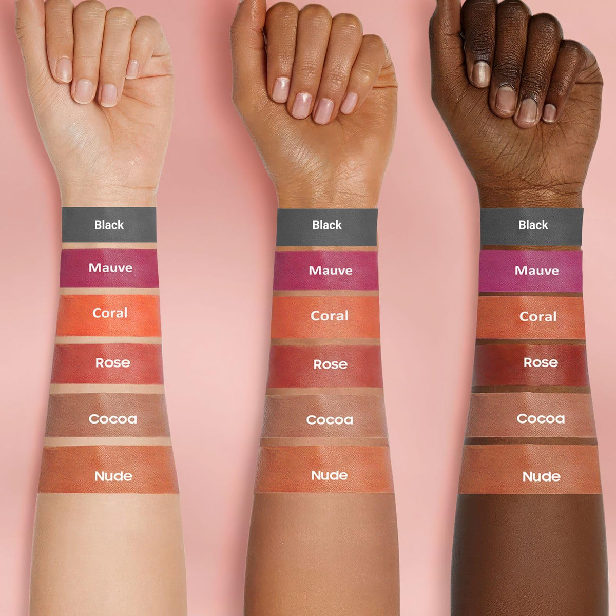 OETUIOW finished lip stain portrait showing defined long-lasting color