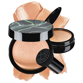 OETUIOW front packaging of nude cushion with compact for travel convenience