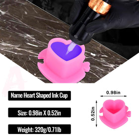 OFEYLE close-up of heart shape detail for easier needle access and control
