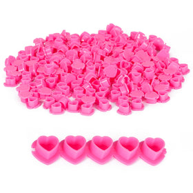 OFEYLE front packaging showing 200 heart shaped pink ink cups and quantity benefit