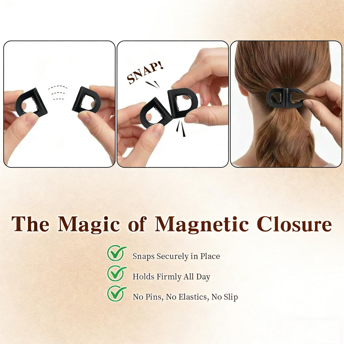 OFIGAS clips inside a purse ready for quick touch-ups on the go