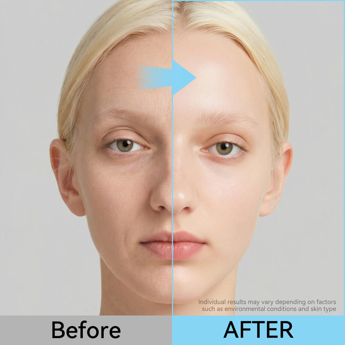OGANA CELL lifestyle shot applying product to neck to show firming and nourishing effect