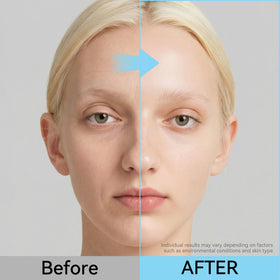 OGANA CELL lifestyle shot applying product to neck to show firming and nourishing effect