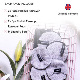 Ogato eye rounds with flexible pocket detail for secure grip and precise eye makeup removal