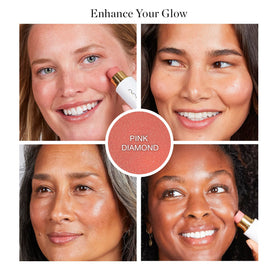 Ogee face stick angled sculpted tip for precise contouring and easy application