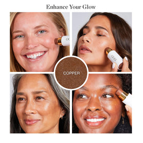 Ogee Sculpted Face Stick creamy texture close-up for smooth, blendable finish