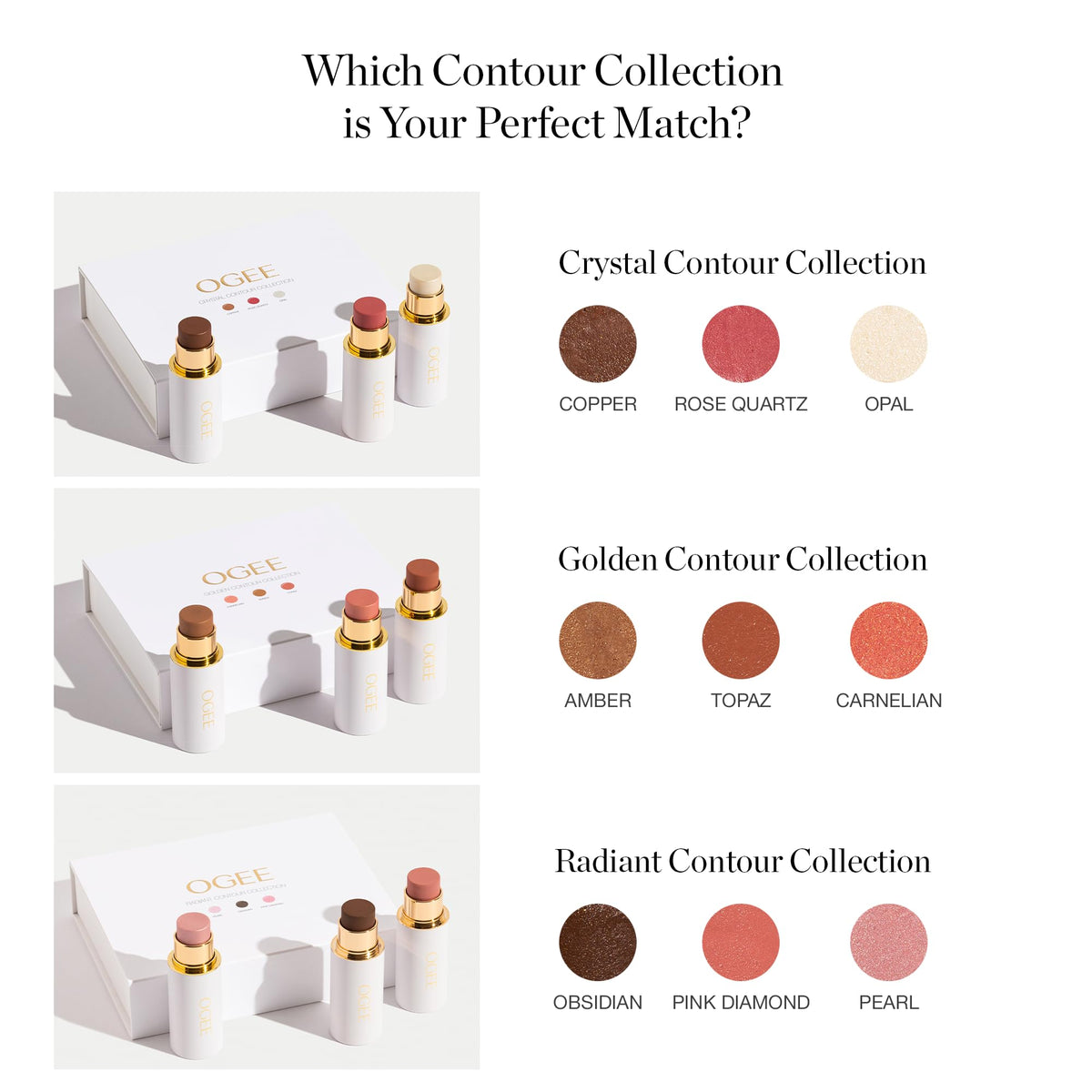 Ogee face stick inside travel pouch showing convenience for touch-ups