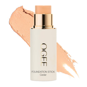 Ogee foundation stick front view showing cedar shade and compact benefit