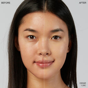 Ogee foundation stick open revealing creamy texture for smooth blending