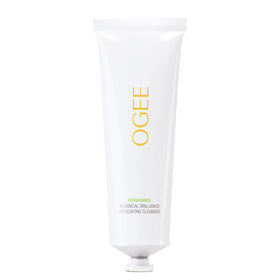 Ogee front bottle showing cleanser label and organic branding for clear skin
