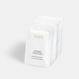 Ogee front packaging showing 20-count moisturizing wipes and clear benefits