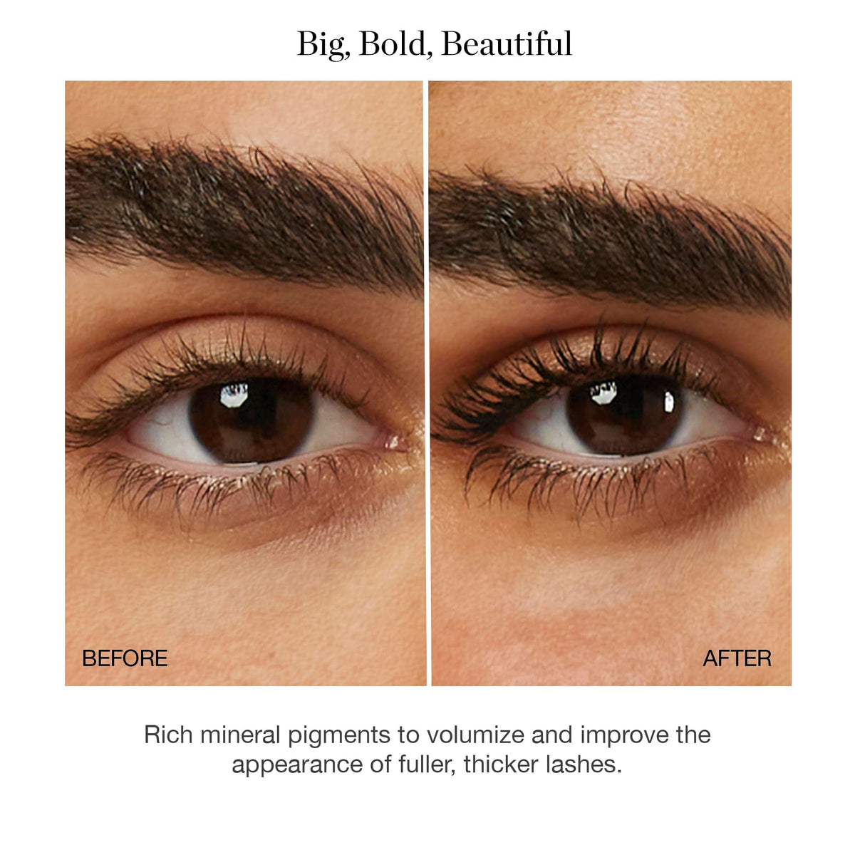 Ogee mascara styled with Sculpted Face Sticks showing complementary clean makeup pairing