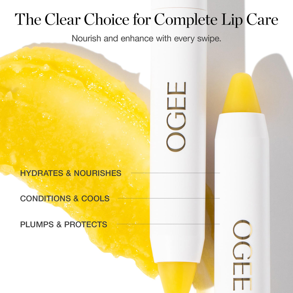 Ogee lip oil ingredients coconut and jojoba highlight organic oils for deep hydration benefit