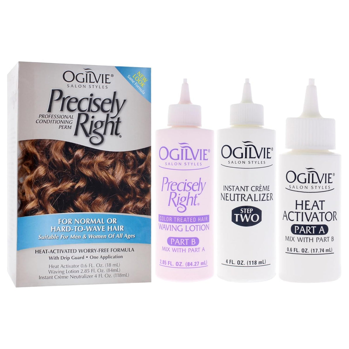 OGILVIE textured curls after use showing added body and shine