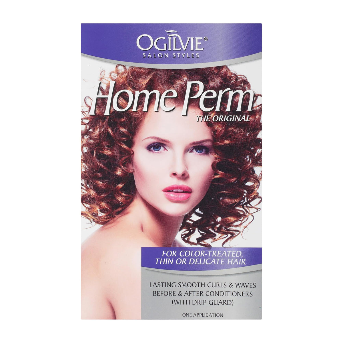 OGILVIE waving lotion close-up highlighting gentle conditioning