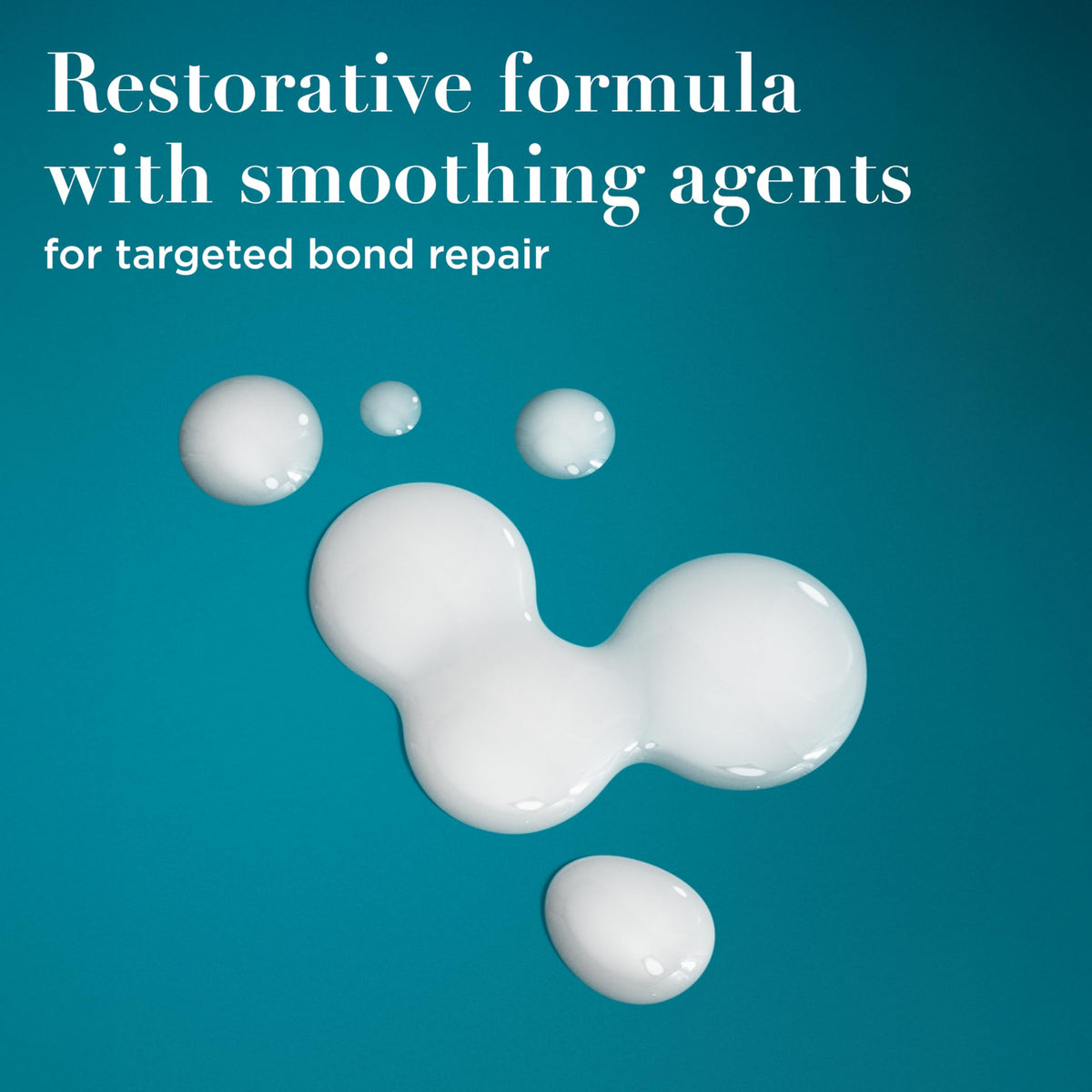 OGX treatment applied to damp hair before shampoo for targeted repair and frizz control