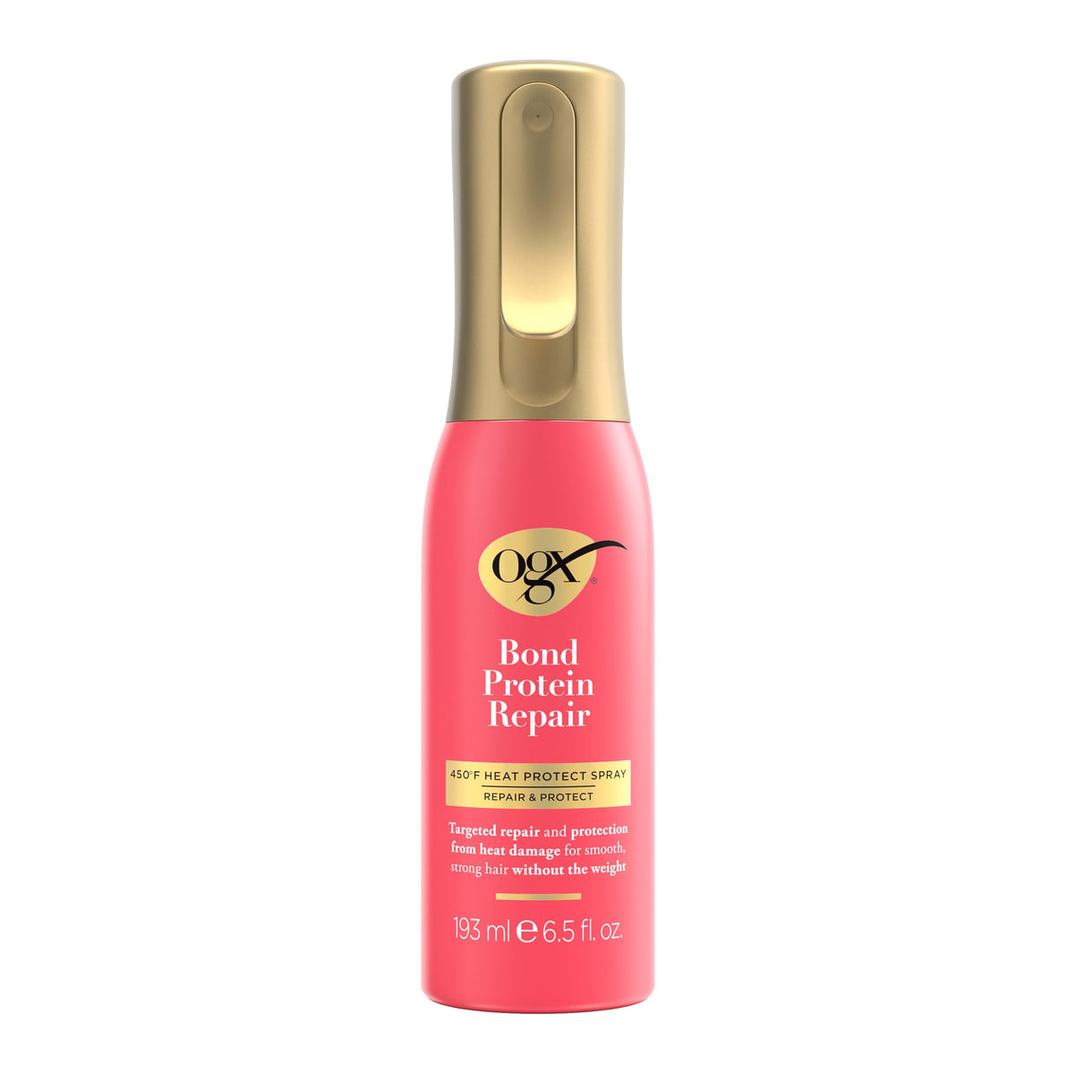 OGX front packaging showing bottle and bond repair branding for easy identification