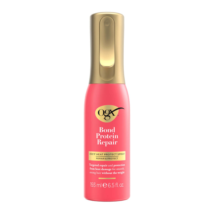 OGX front packaging showing bottle and bond repair branding for easy identification