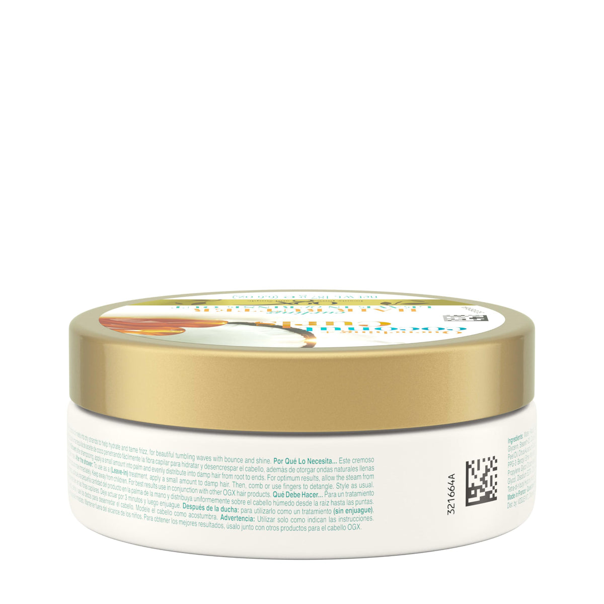 OGX applied as night treatment on pillow showing deep-hydration overnight benefit