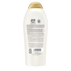 OGX shampoo-results on styled hair showing softer, smoother benefit