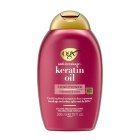 OGX label close-up highlighting formula details and gentle surfactant benefits
