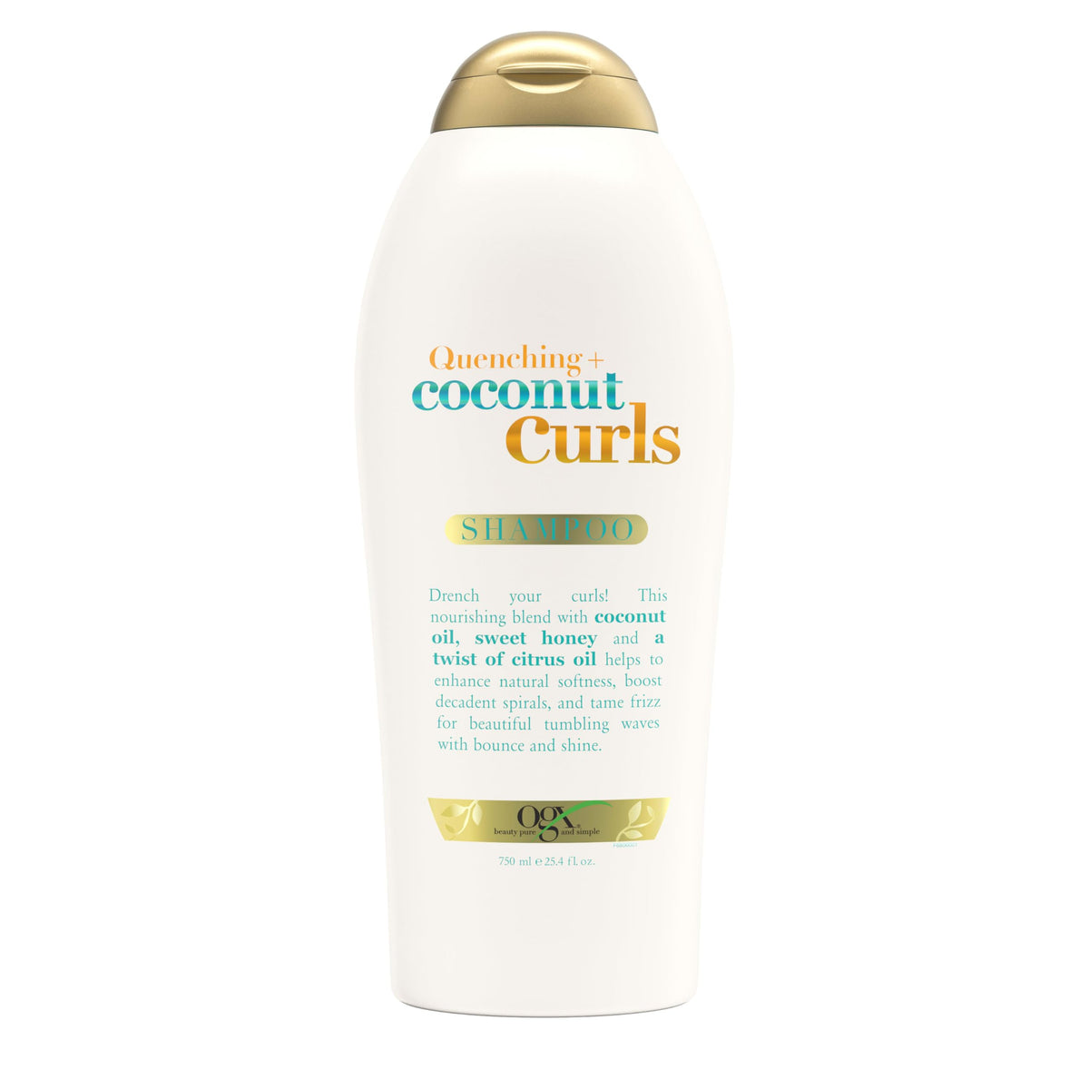 OGX front packaging showing bottle and product name for easy identification