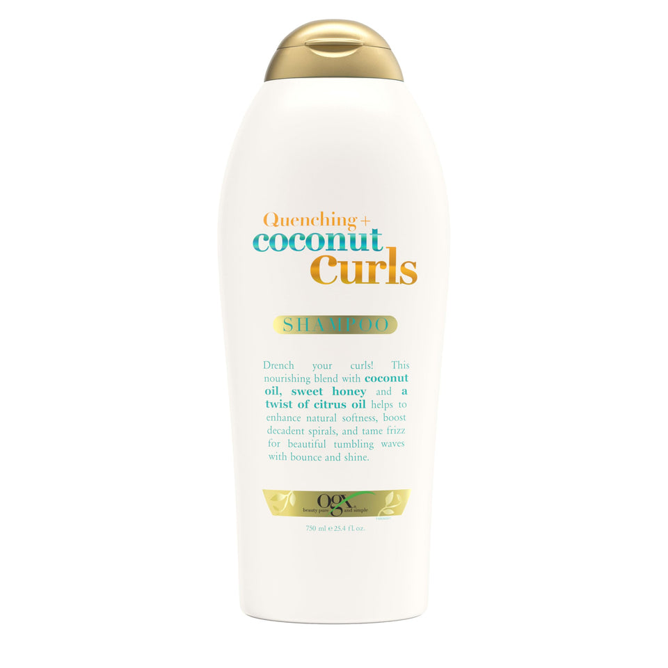 OGX front packaging showing bottle and product name for easy identification