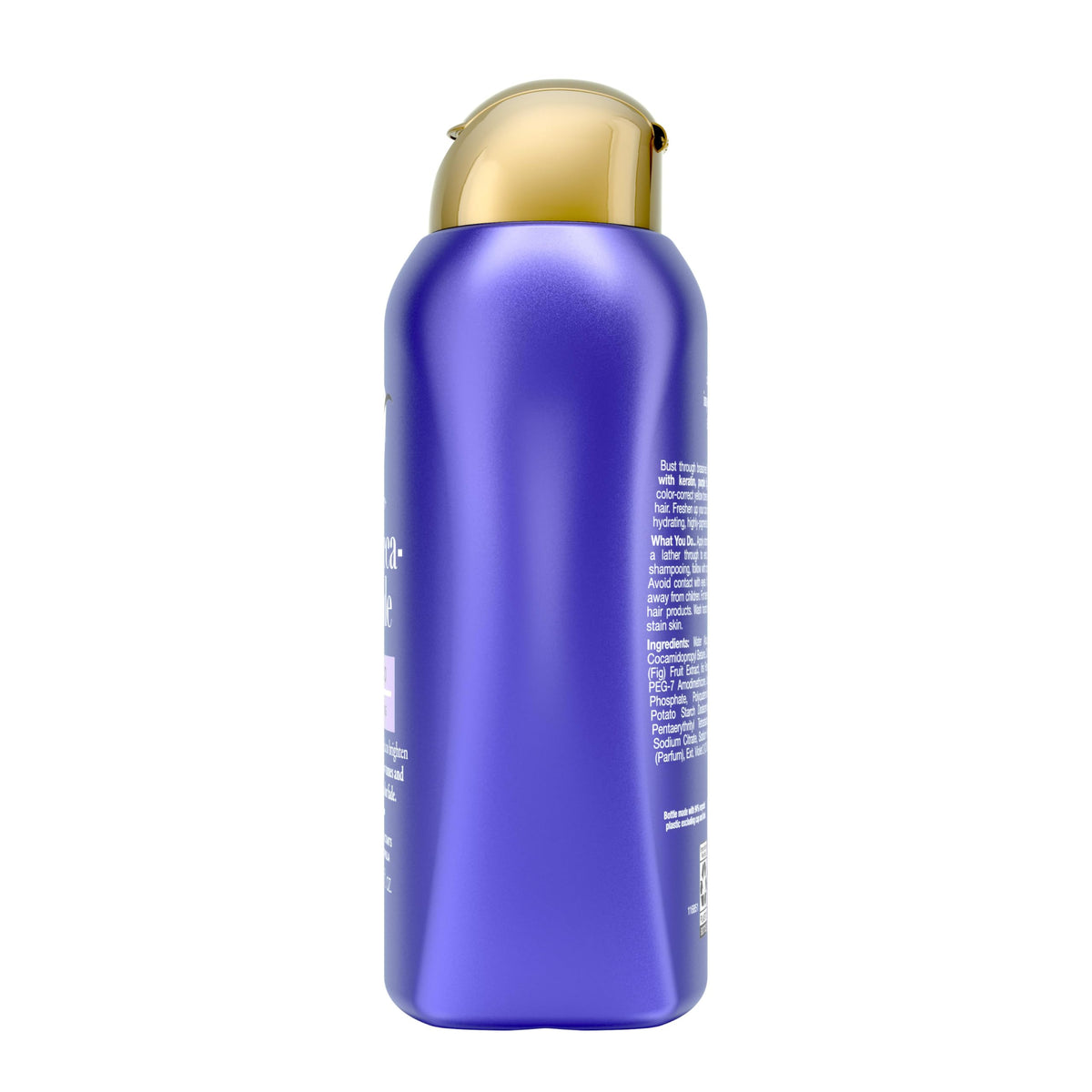 OGX being applied to wet hair showing even tone coverage and ease