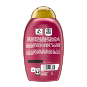 OGX ingredient shot with argan oil illustrating smoothing benefit