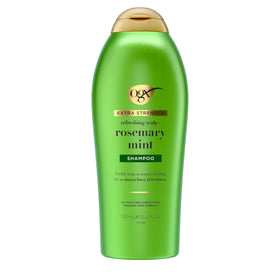 OGX front bottle view showing label and large 25.4 fl oz size for value