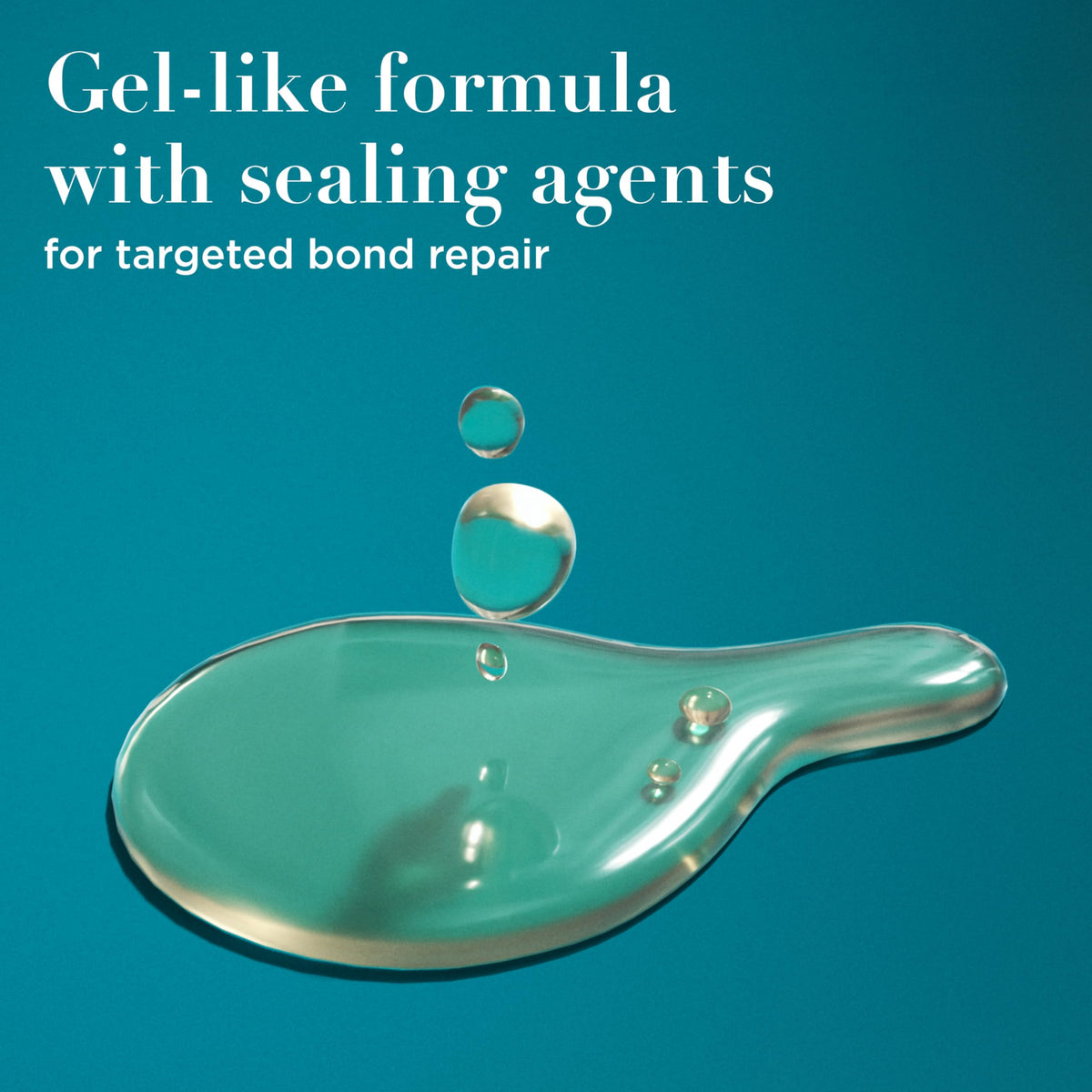 OGX sealing serum overnight on pillowside showing leave‑in repair benefit