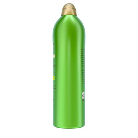 OGX bottle held in hand showing scale and generous 25.4 fl oz supply for value