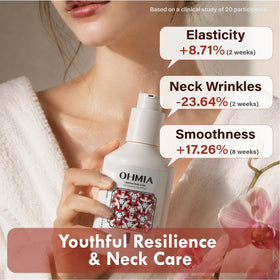 OHMIA applied on arm illustrating fast sink-in hydration