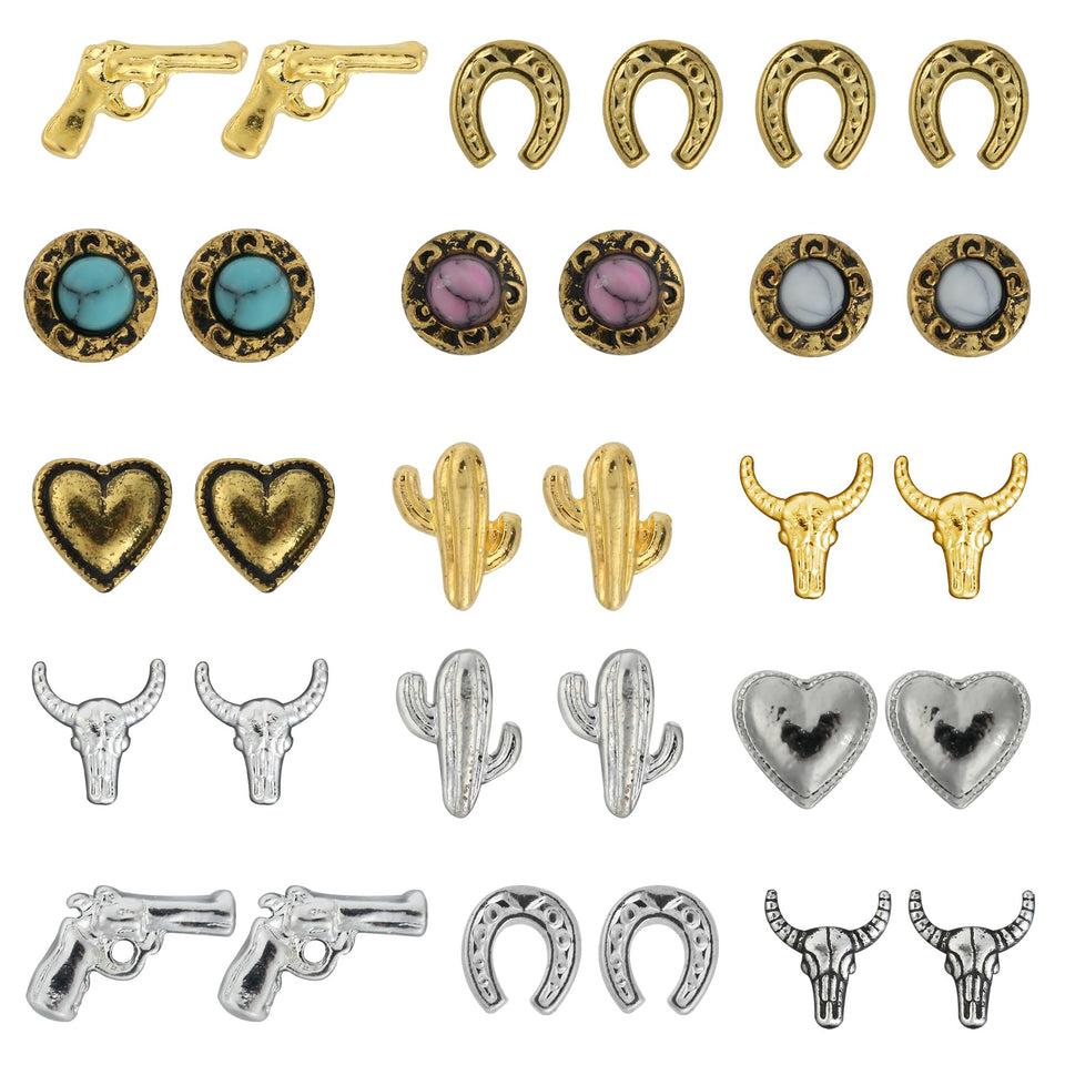Ohmique front packaging displaying the 30-piece western nail charms, clear kit benefit