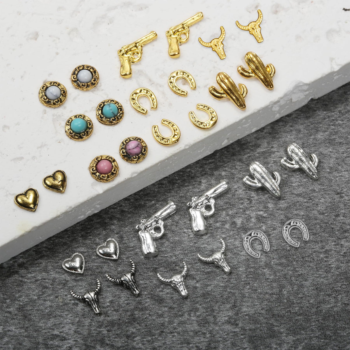 Ohmique side view of charm thickness highlighting sturdy alloy construction