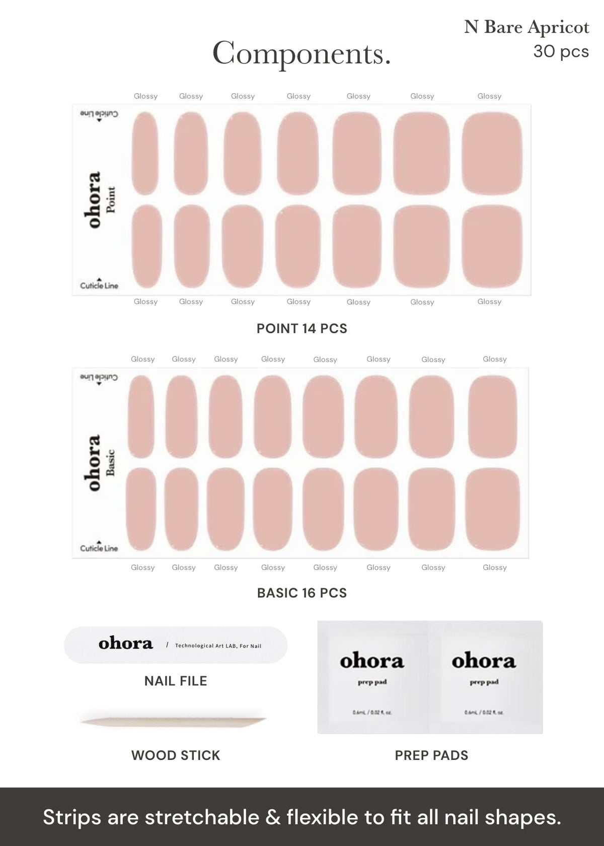 ohora application in progress on a hand demonstrating quick placement and lamp-ready strips for speed