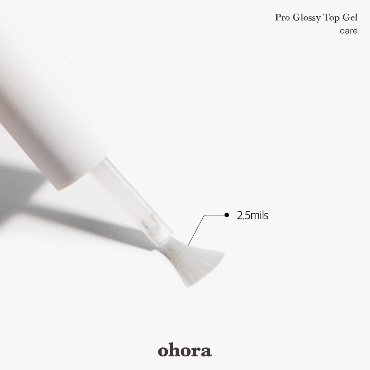 ohora close-up of gel strip texture smoothing nail imperfections benefit