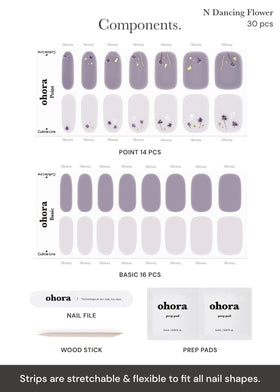 ohora cured nails under UV lamp showing durable glossy finish and waterproof layer