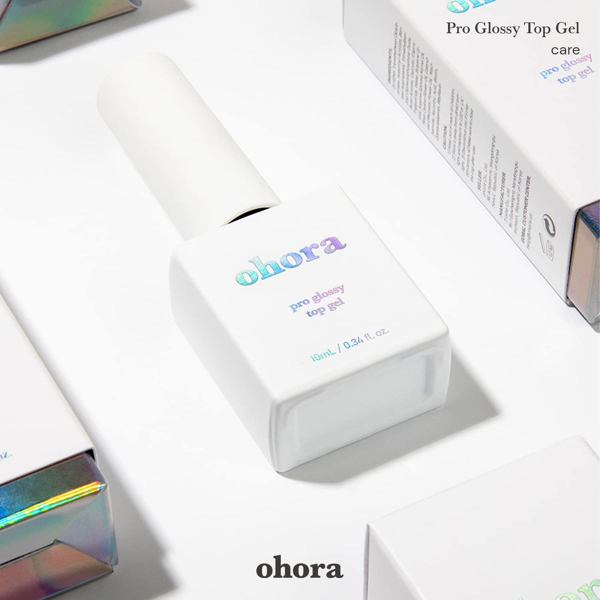 ohora nails curing under UV lamp producing a high-gloss durable finish