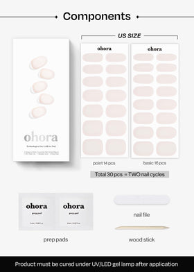 ohora cured glossy nails in lifestyle shot showing long-lasting salon-level shine