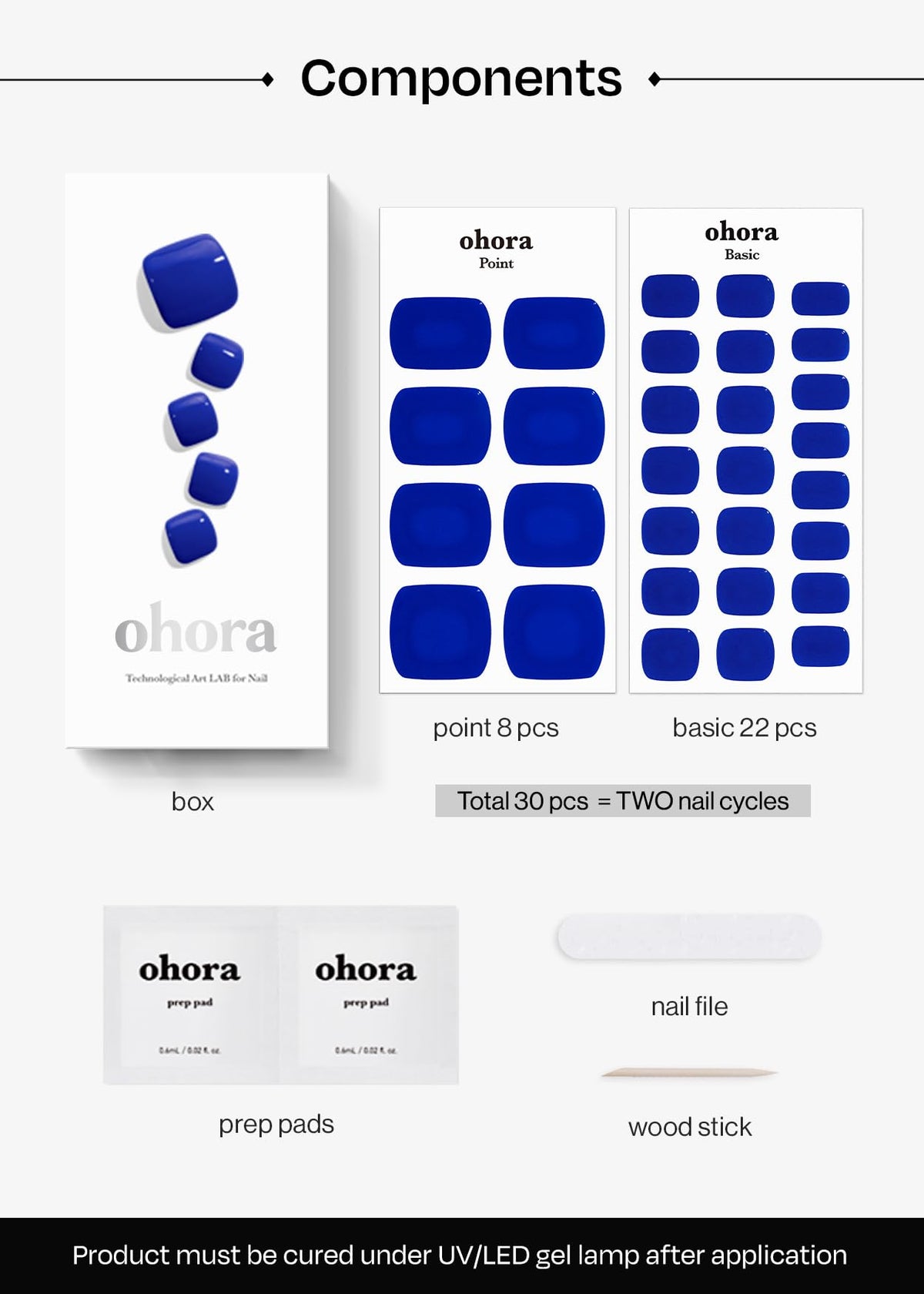 ohora using nail file and wooden stick to achieve clean edges and safer removal